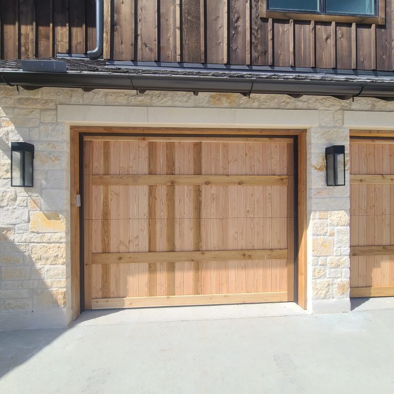 Custom Cedar Garage Doors 011
